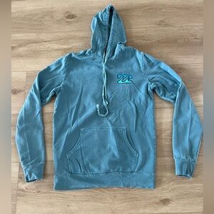Billabong Blue Sweatshirt Cozy Half-Zip Hoodie